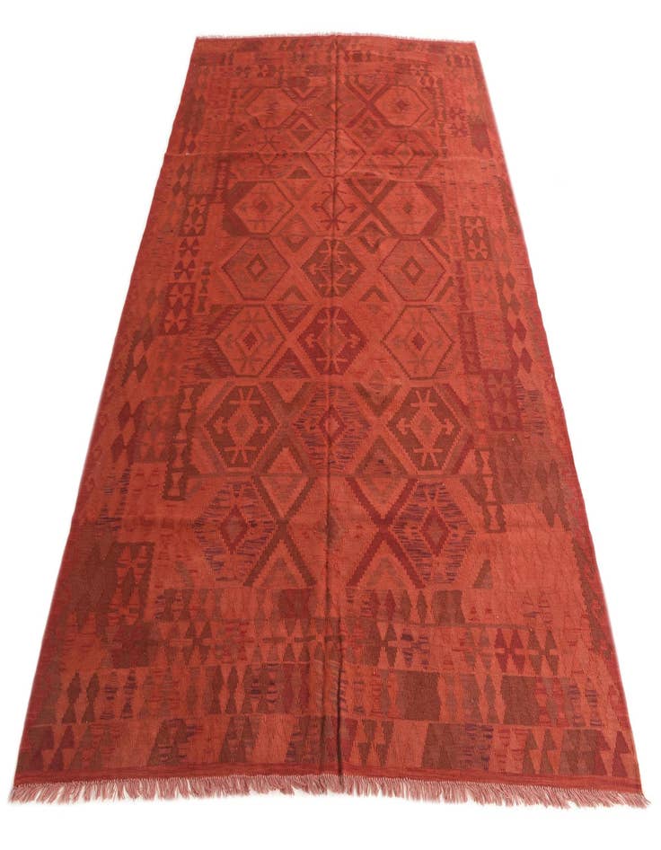 Detail image of  5' x 8' 3  Hand Woven Kilim Modern Wool Rug