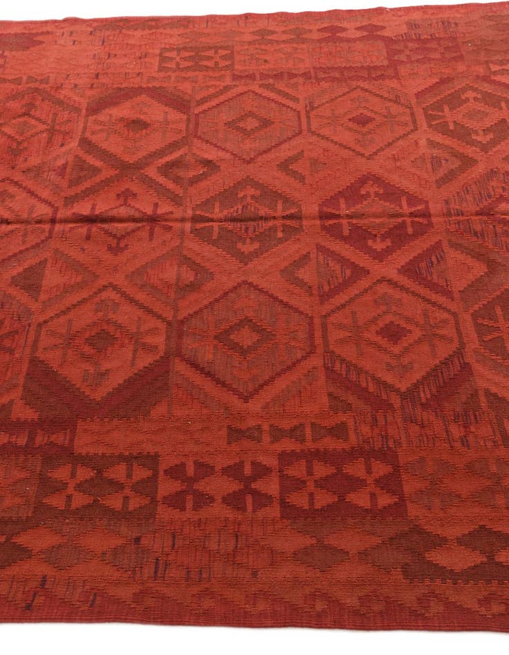 Detail image of  5' x 8' 3  Hand Woven Kilim Modern Wool Rug