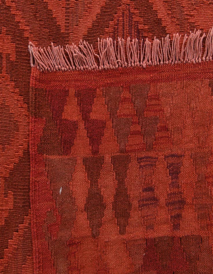 Detail image of  5' x 8' 3  Hand Woven Kilim Modern Wool Rug