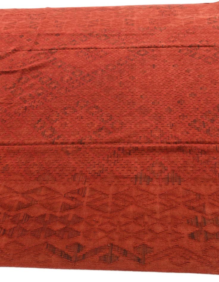 Detail image of  7' x 9' 6  Hand Woven Kilim Modern Wool Rug