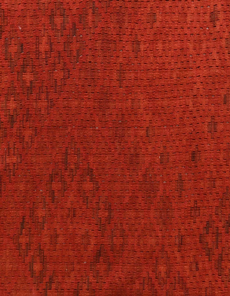 Detail image of  7' x 9' 6  Hand Woven Kilim Modern Wool Rug