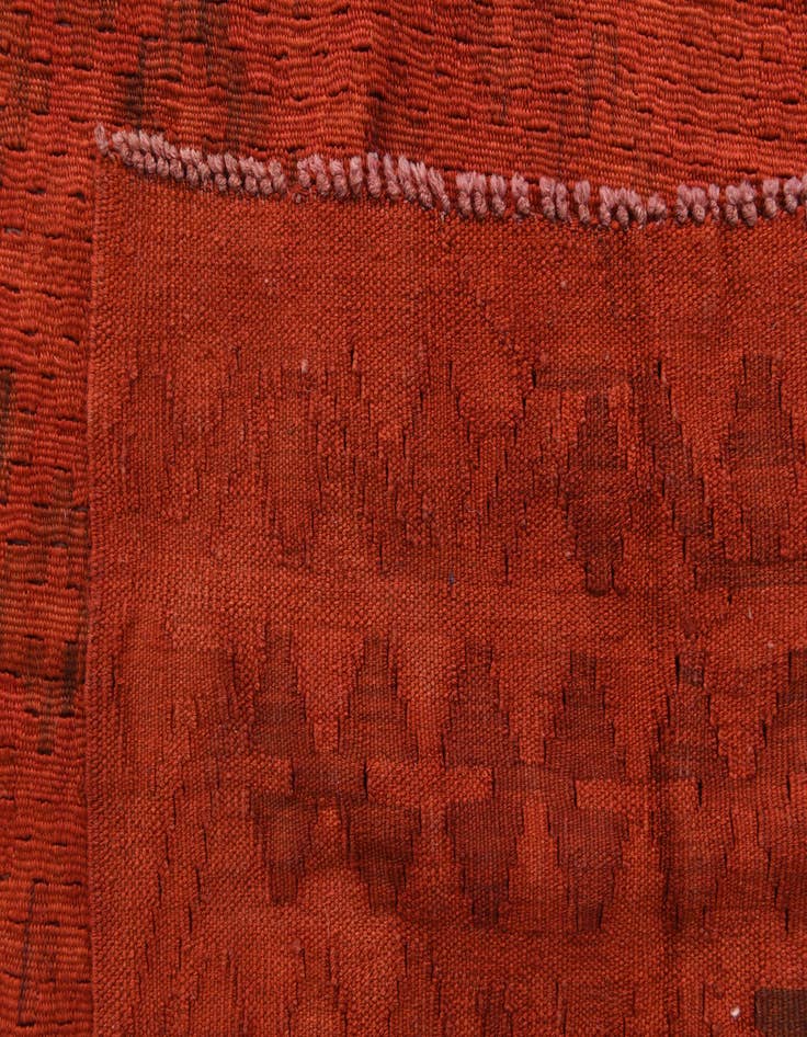 Detail image of  7' x 9' 6  Hand Woven Kilim Modern Wool Rug