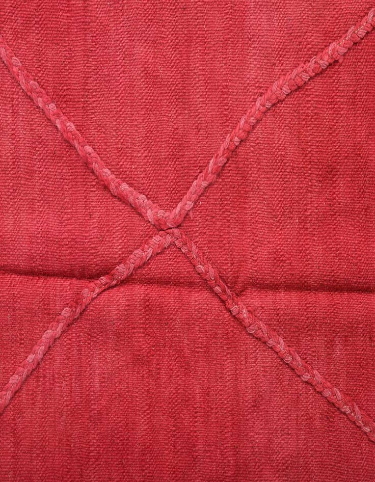 Detail image of  4' 2 x 6'  Hand Woven Kilim Modern Wool Rug