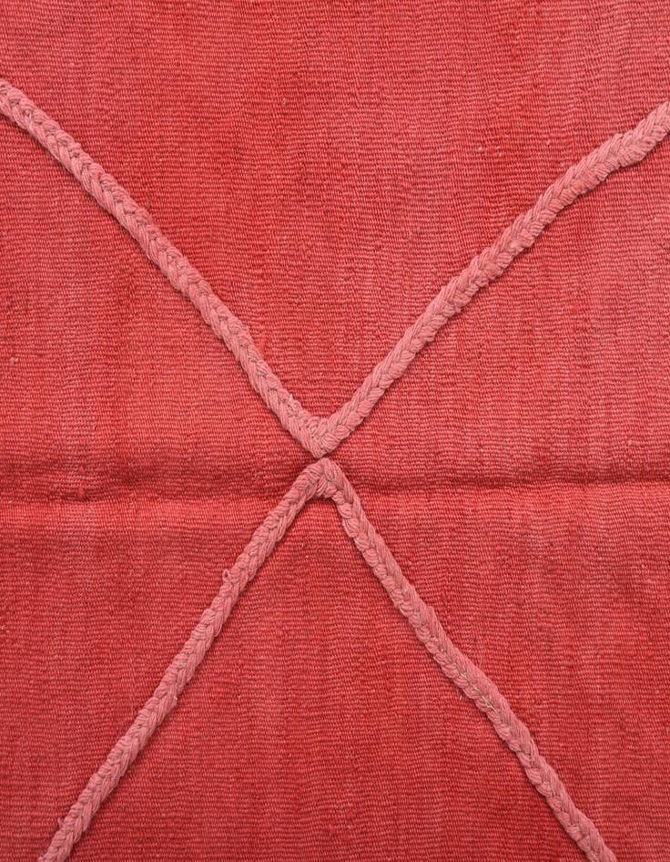 Detail image of  4' 2 x 5' 10  Hand Woven Kilim Modern Wool Rug