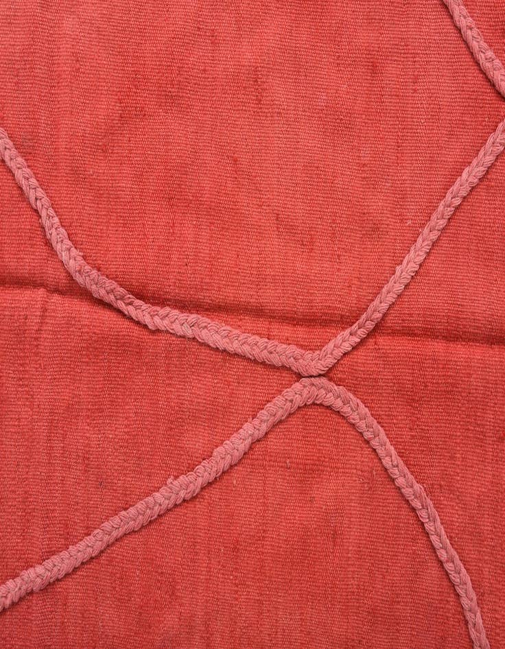 Detail image of  4' x 6' 2  Hand Woven Kilim Modern Wool Rug