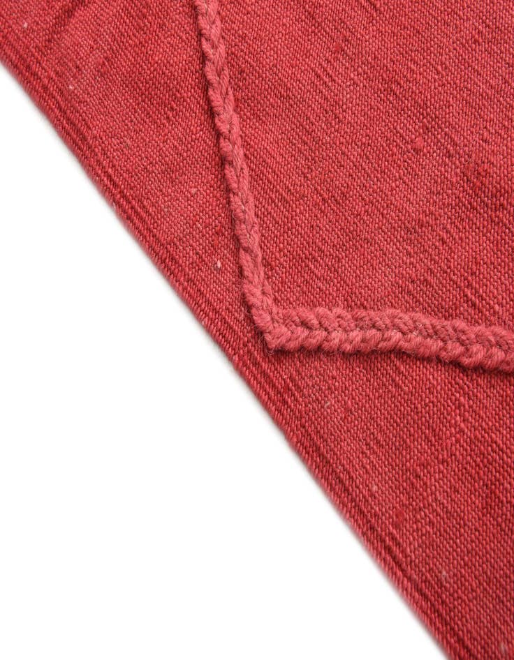 Detail image of  4' 3 x 6' 1  Hand Woven Kilim Modern Wool Rug