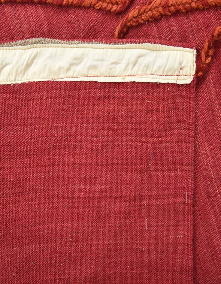 Detail image of  3' 6 x 4' 11  Hand Woven Kilim Modern Wool Rug