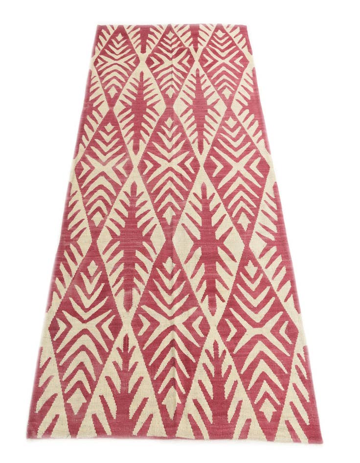 Detail image of  4' 5 x 6' 5  Hand Woven Kilim Modern Wool Rug