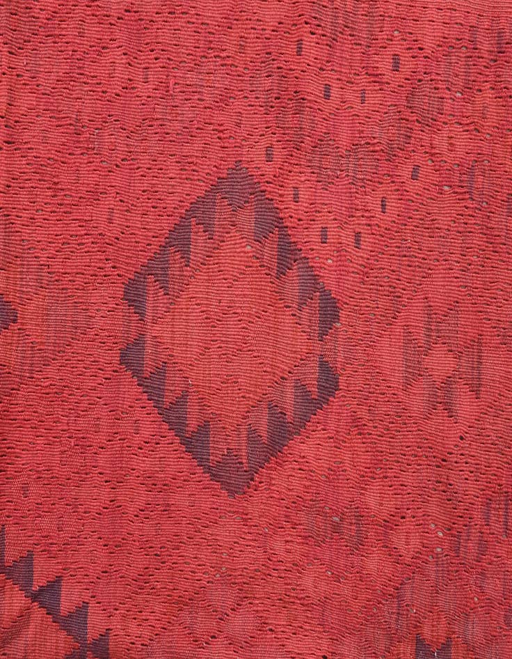 Detail image of  5' 7 x 8'  Hand Woven Kilim Modern Wool Rug