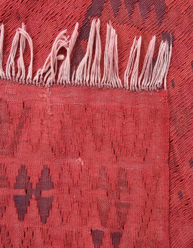 Detail image of  5' 7 x 8'  Hand Woven Kilim Modern Wool Rug