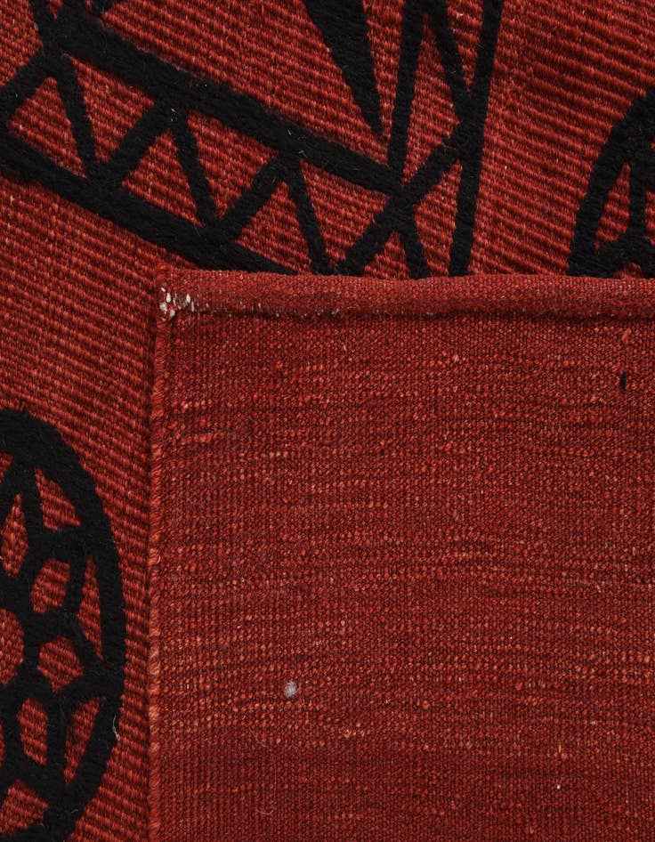 Detail image of  7' 5 x 10' 8  Hand Woven Kilim Modern Wool Rug