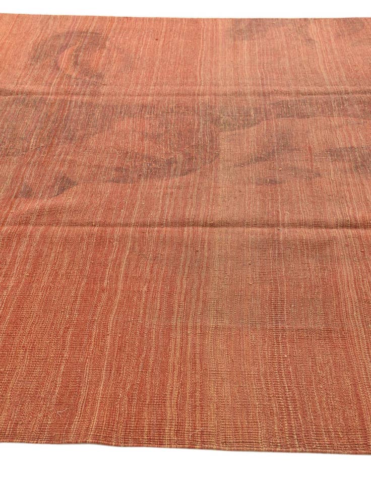 Detail image of  6' 8 x 9' 9  Hand Woven Kilim Modern Wool Rug