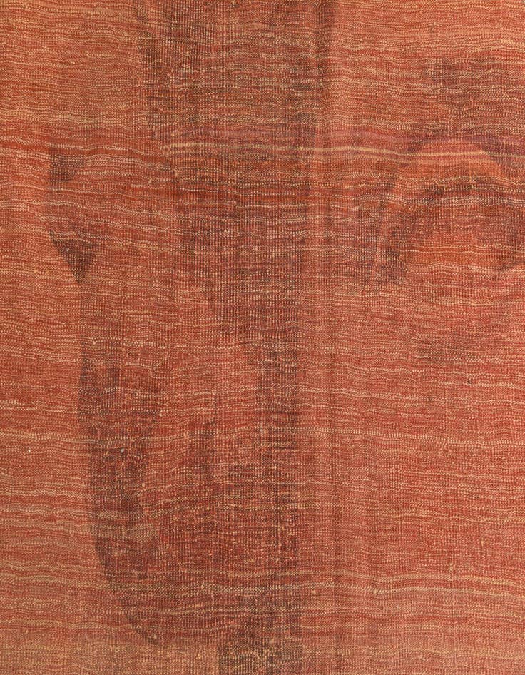 Detail image of  6' 8 x 9' 9  Hand Woven Kilim Modern Wool Rug