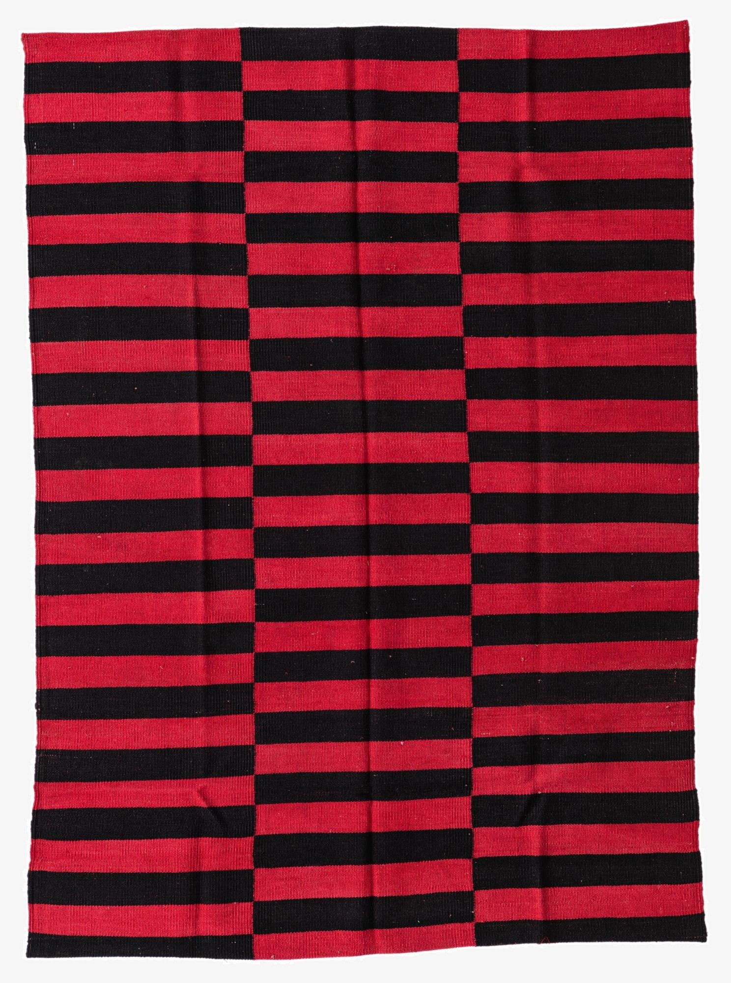  4' 3 x 6'  Hand Woven Kilim Modern Wool Rug