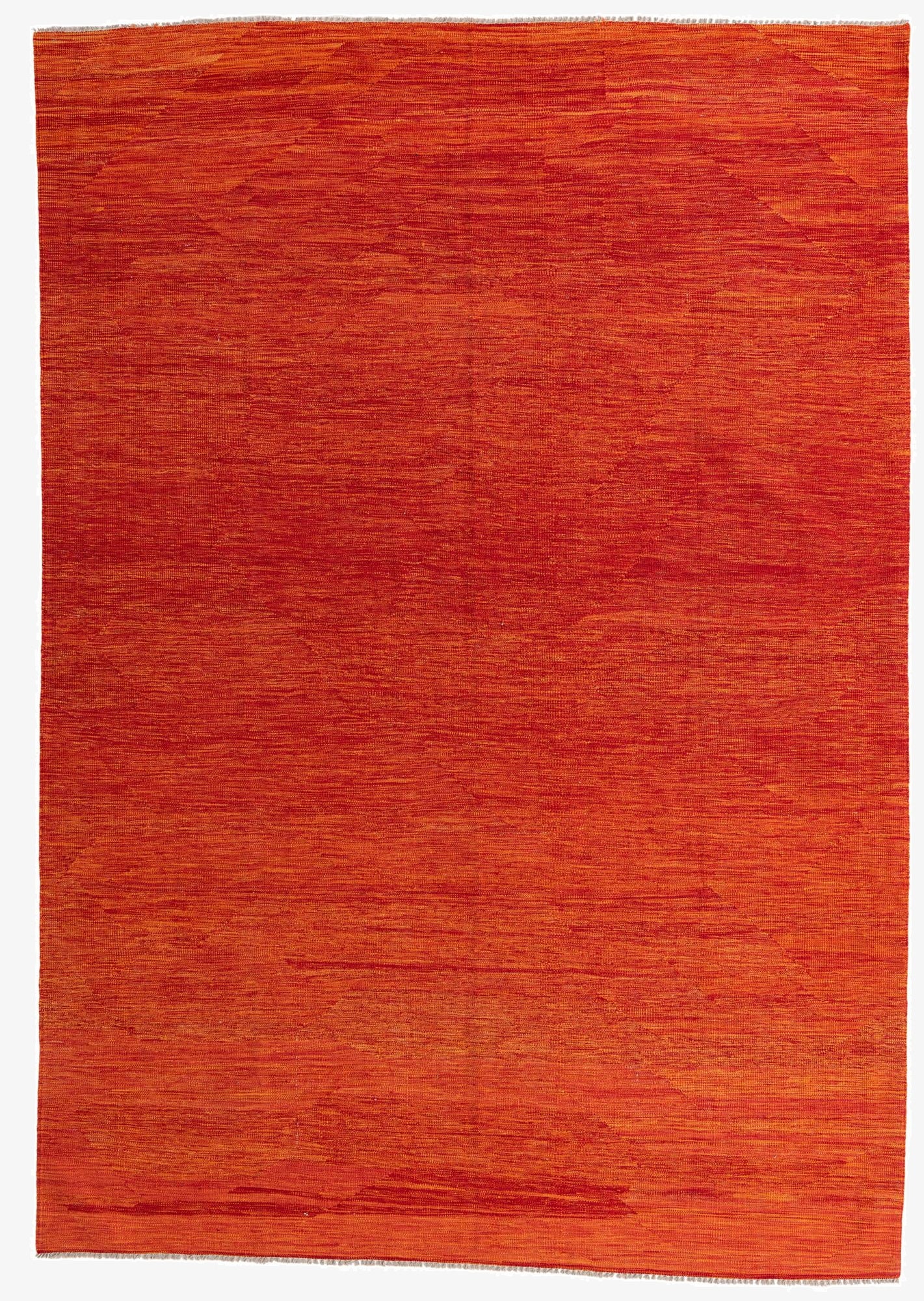  6' 9 x 9' 8  Hand Woven Kilim Modern Wool Rug