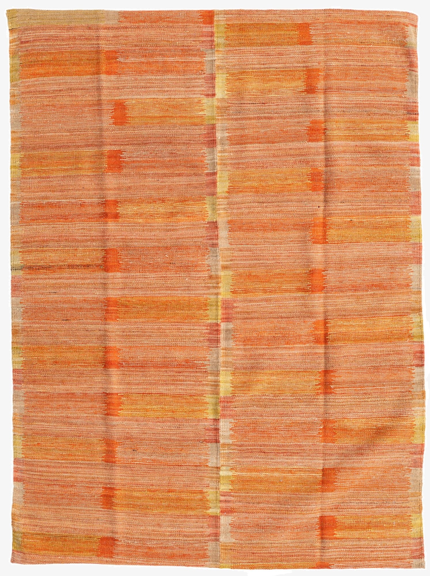  4' 3 x 5' 9  Hand Woven Kilim Modern Wool Rug