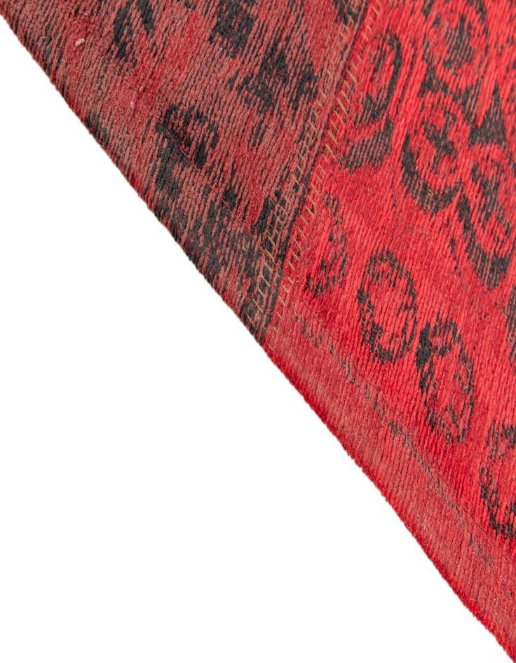 Detail image of  4' 6 x 7' 6  Hand Knotted Kilim Patchwork Wool Rug