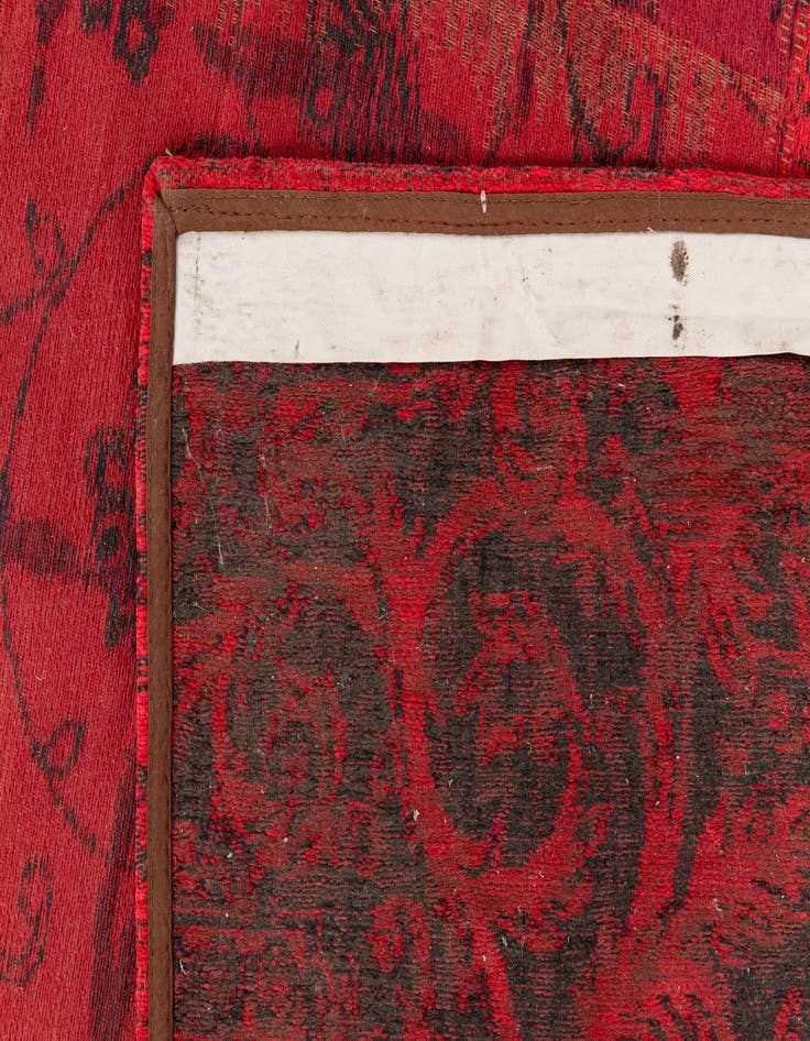 Detail image of  4' 6 x 7' 6  Hand Knotted Kilim Patchwork Wool Rug