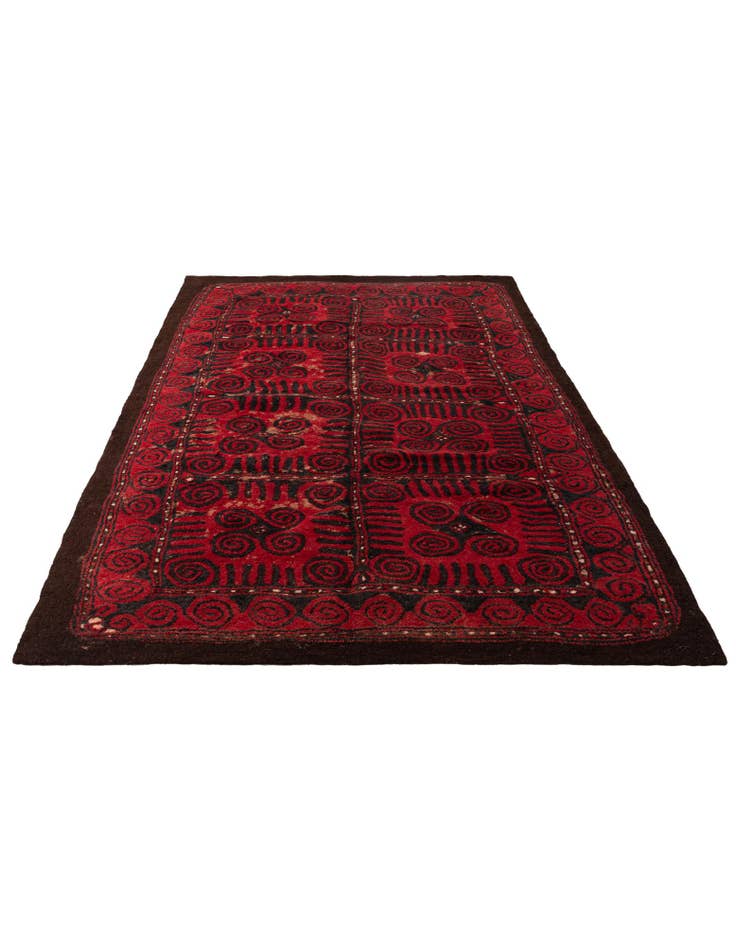 Detail image of  6' 6 x 10' 2  Hand Woven Kilim Wool Rug