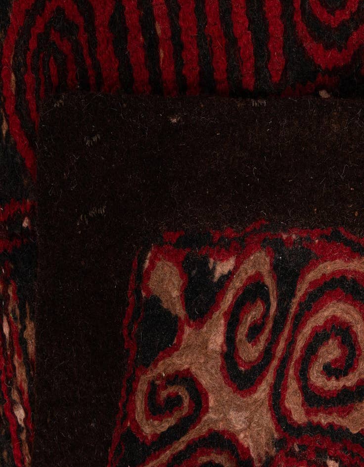 Detail image of  6' 6 x 10' 2  Hand Woven Kilim Wool Rug