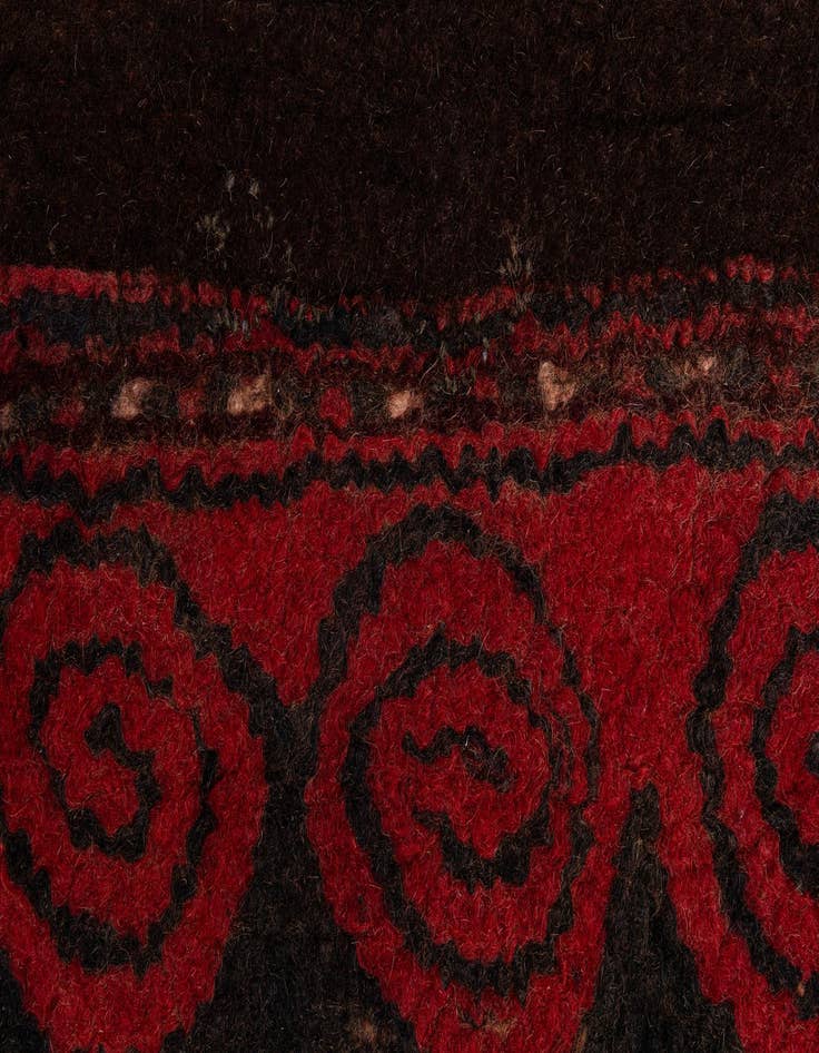 Detail image of  6' 6 x 10' 2  Hand Woven Kilim Wool Rug