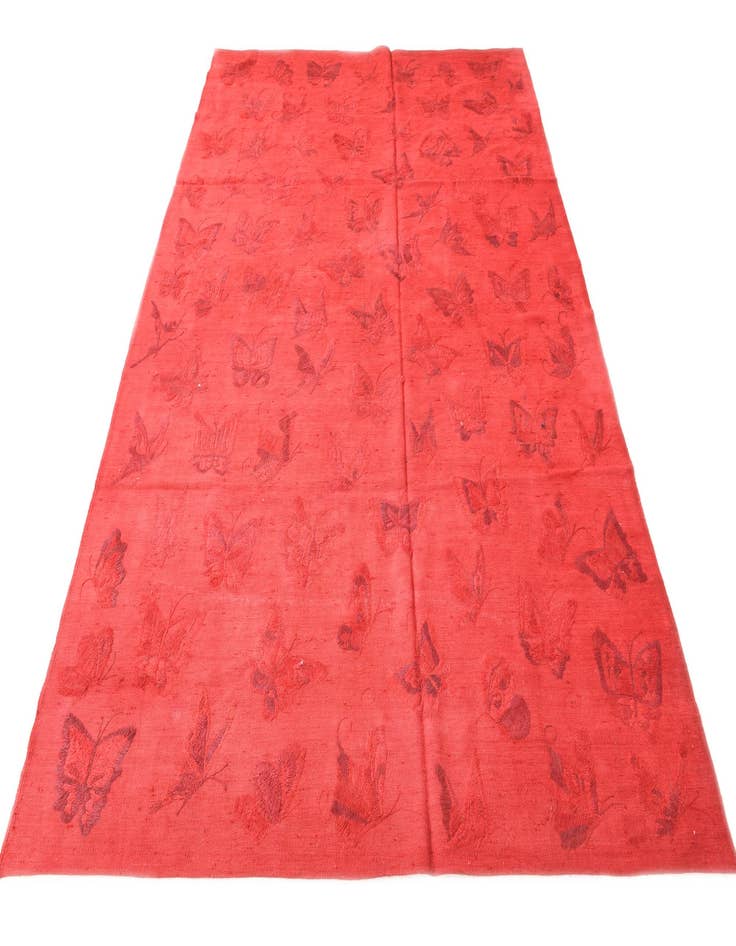 Detail image of  6' 5 x 9' 3  Hand Woven Kilim Suzani Wool Rug