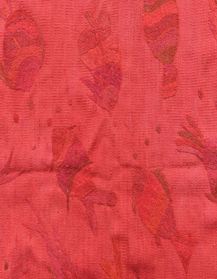 Detail image of  4' 10 x 6' 2  Hand Woven Kilim Suzani Wool Rug