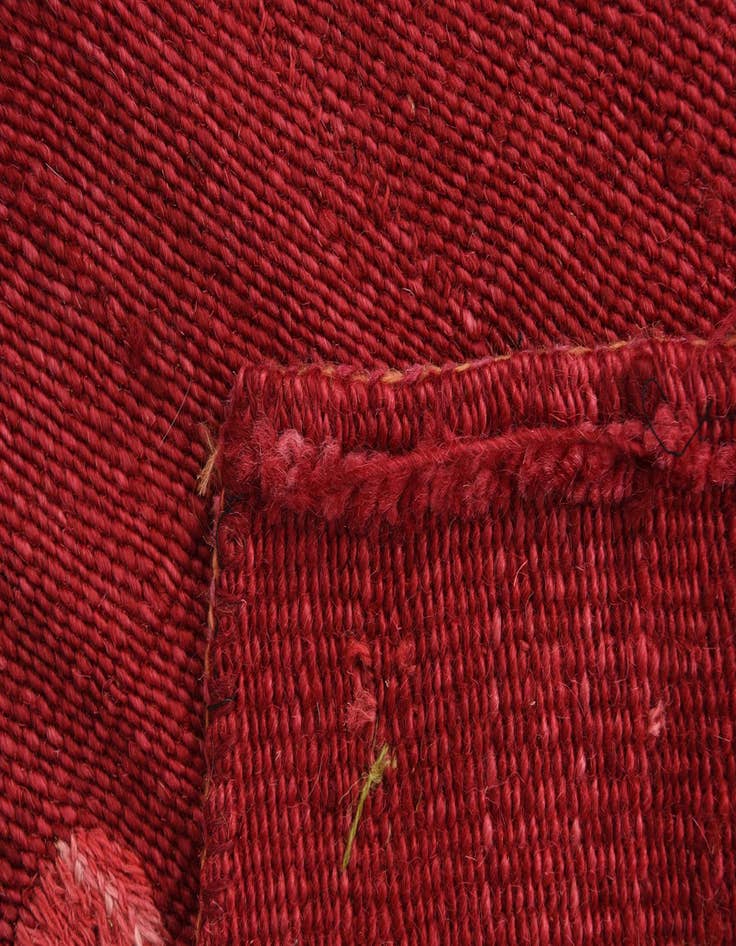 Detail image of  4' 4 x 5' 1  Hand Woven Kilim Suzani Wool Rug