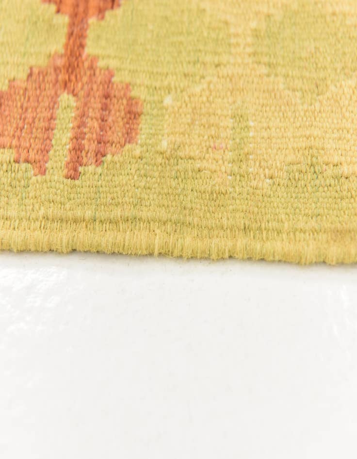 Detail image of  3' 3 x 5'  Hand Woven Kilim Waziri Wool Rug