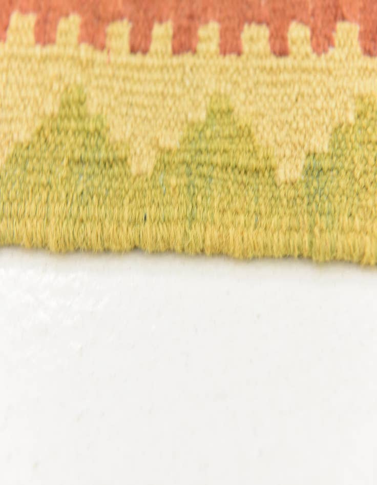 Detail image of  3' 2 x 5'  Hand Woven Kilim Waziri Wool Rug