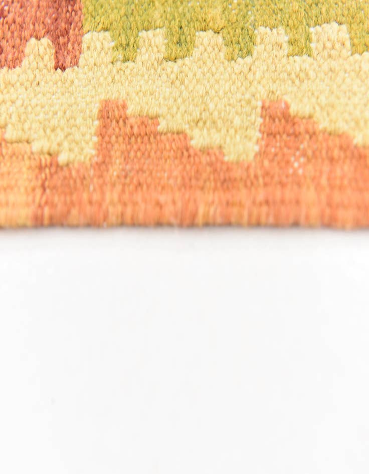 Detail image of  4' 7 x 6' 8  Hand Woven Kilim Waziri Wool Rug