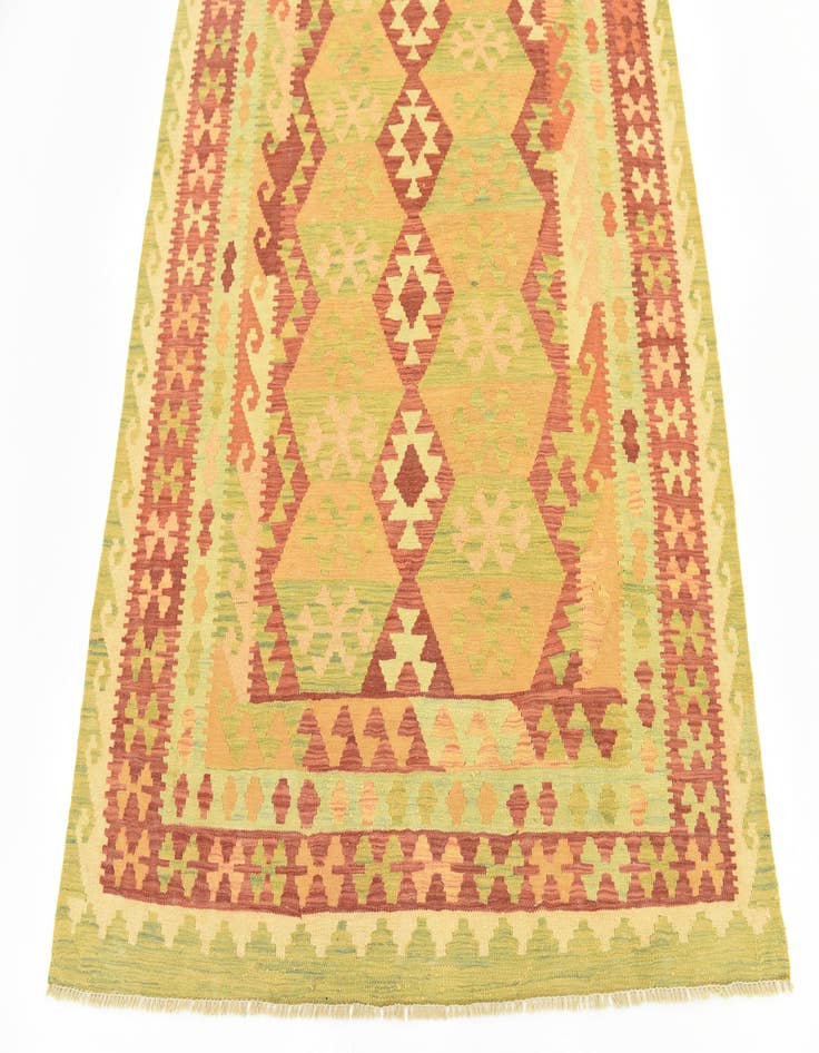 Detail image of  4' 8 x 6' 10  Hand Woven Kilim Waziri Wool Rug