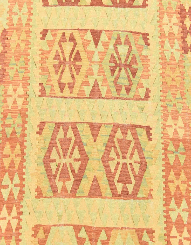 Detail image of  4' 10 x 6' 8  Hand Woven Kilim Waziri Wool Rug