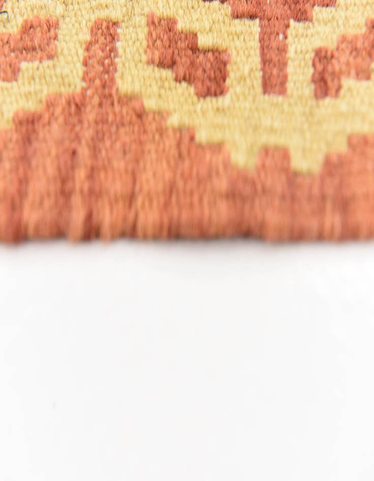 Detail image of  4' 10 x 6' 8  Hand Woven Kilim Waziri Wool Rug