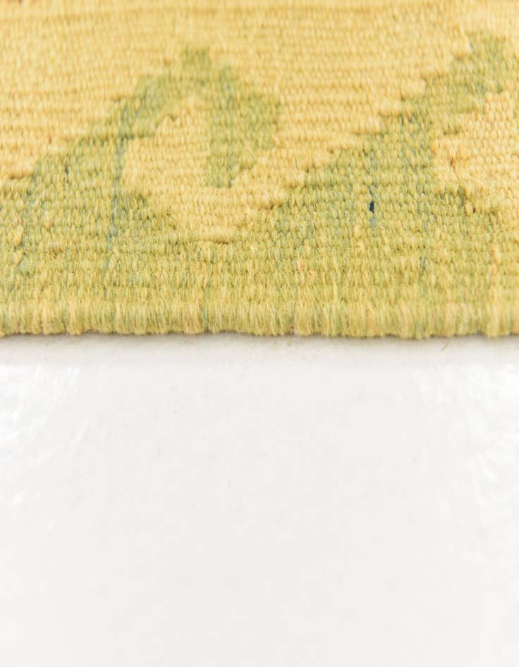 Detail image of  3' 2 x 5'  Hand Woven Kilim Waziri Wool Rug