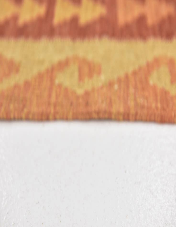 Detail image of  2' 10 x 4' 3  Hand Woven Kilim Waziri Wool Rug