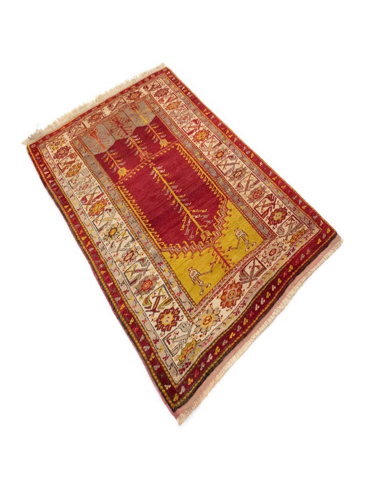 Detail image of  3' 6 x 5' 2  Hand Knotted Ladik Rug