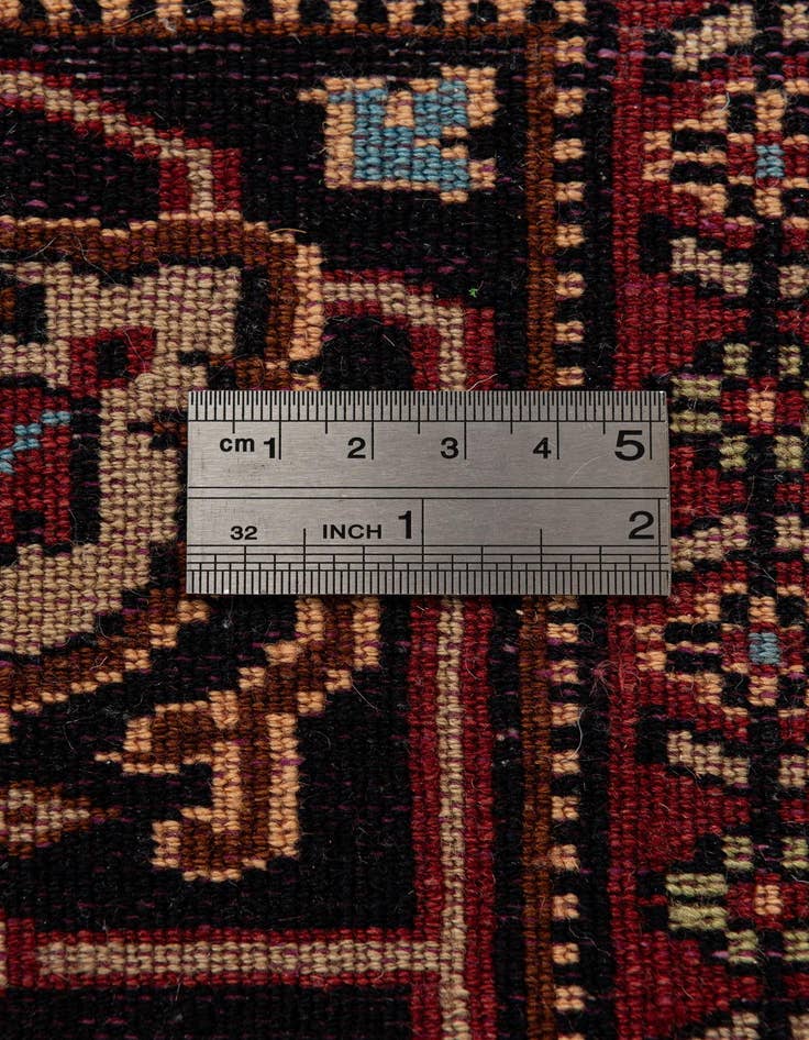 Detail image of  4' 3 x 6'  Hand Knotted Lahour Oriental Wool Rug