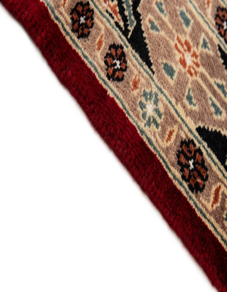 Detail image of  4' 3 x 6' 5  Hand Knotted Lahour Oriental Rug