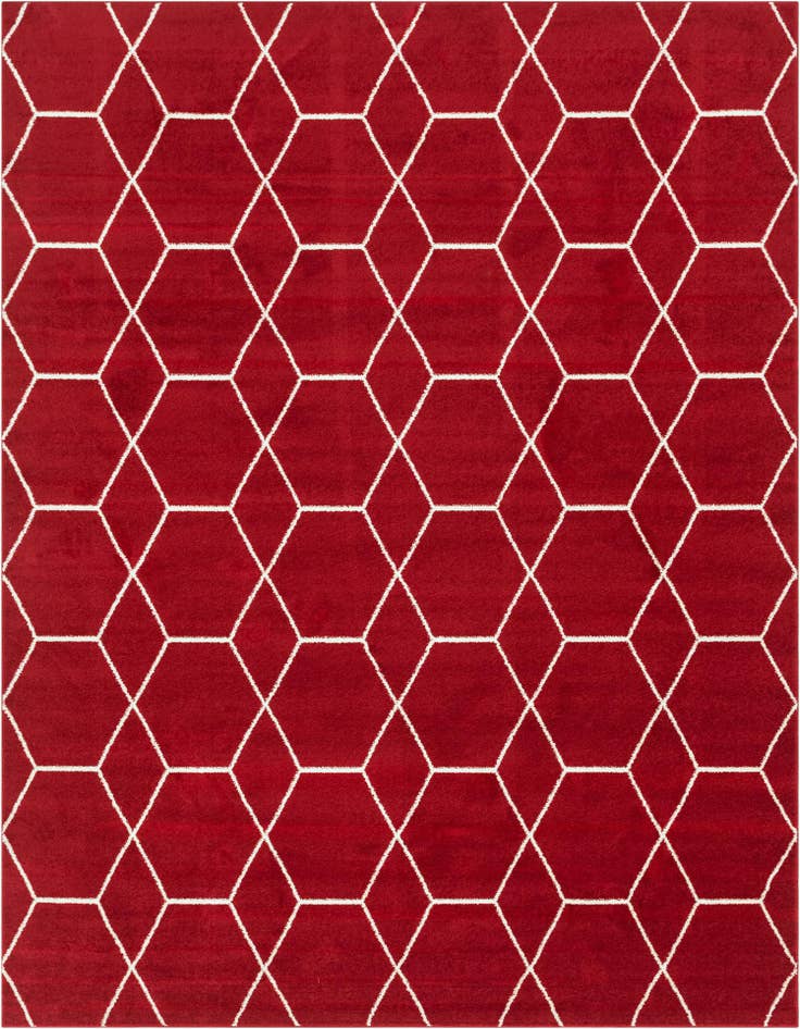 Detail image of  9' x 12' Lattice Frieze Rug