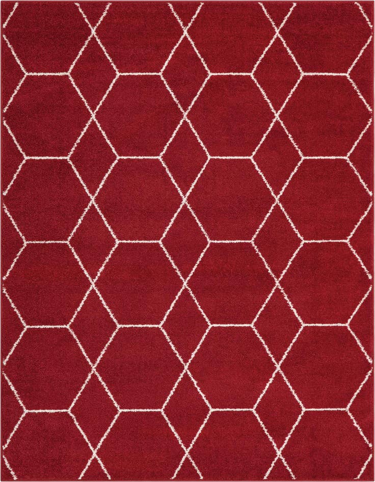 Detail image of  4' x 6' Lattice Frieze Rug