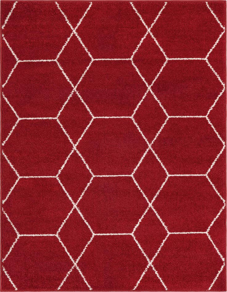 Detail image of  3' x 5' 3 Lattice Frieze Rug