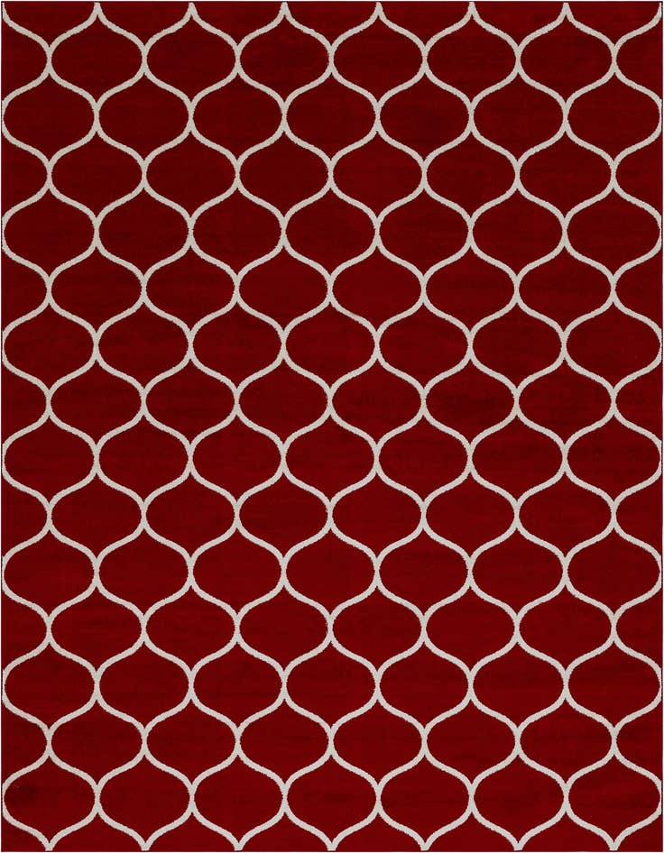 Detail image of  10' x 14' Lattice Frieze Rug