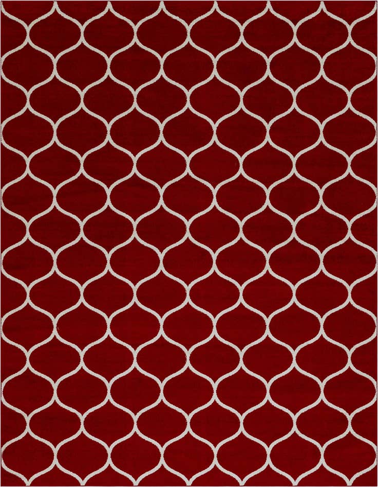 Detail image of  9' x 12' Lattice Frieze Rug