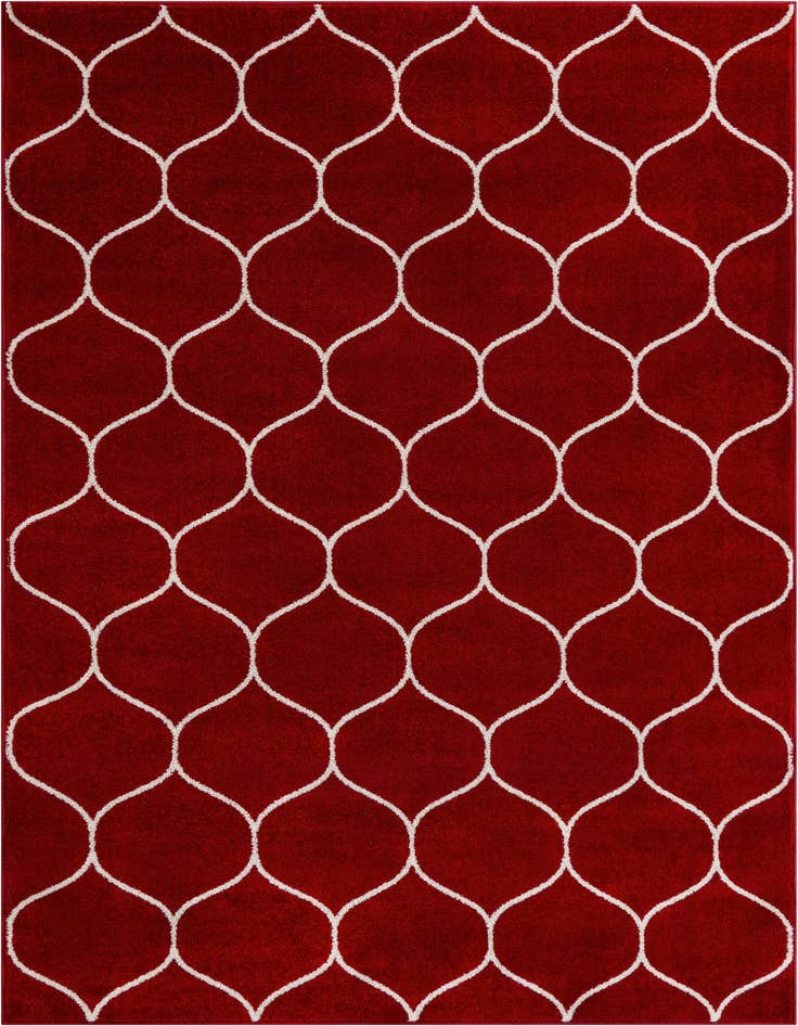 Detail image of  6' x 9' Lattice Frieze Rug