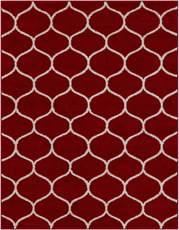 Detail image of  4' x 6' Lattice Frieze Rug