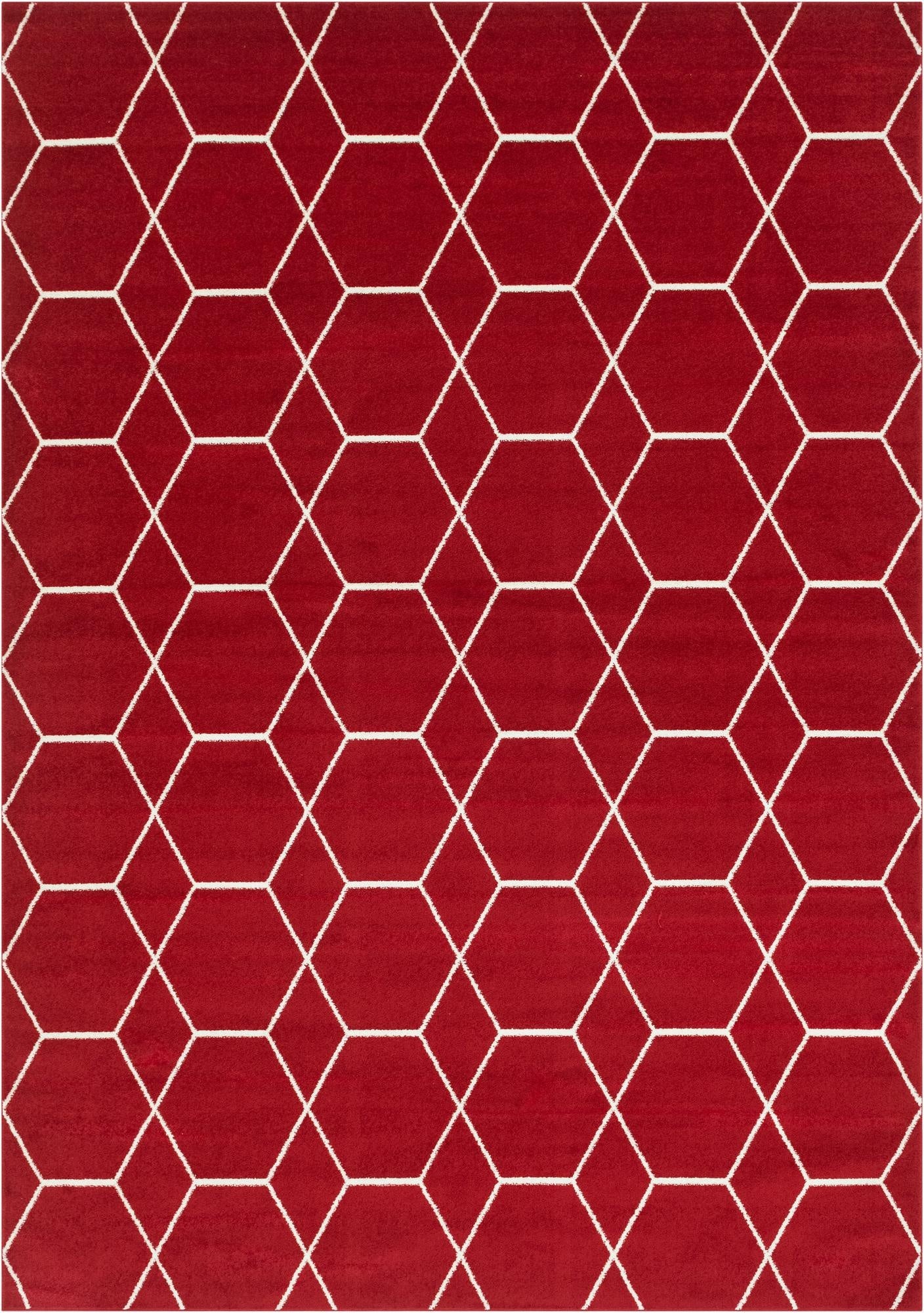  10' x 14' Lattice Frieze Rug