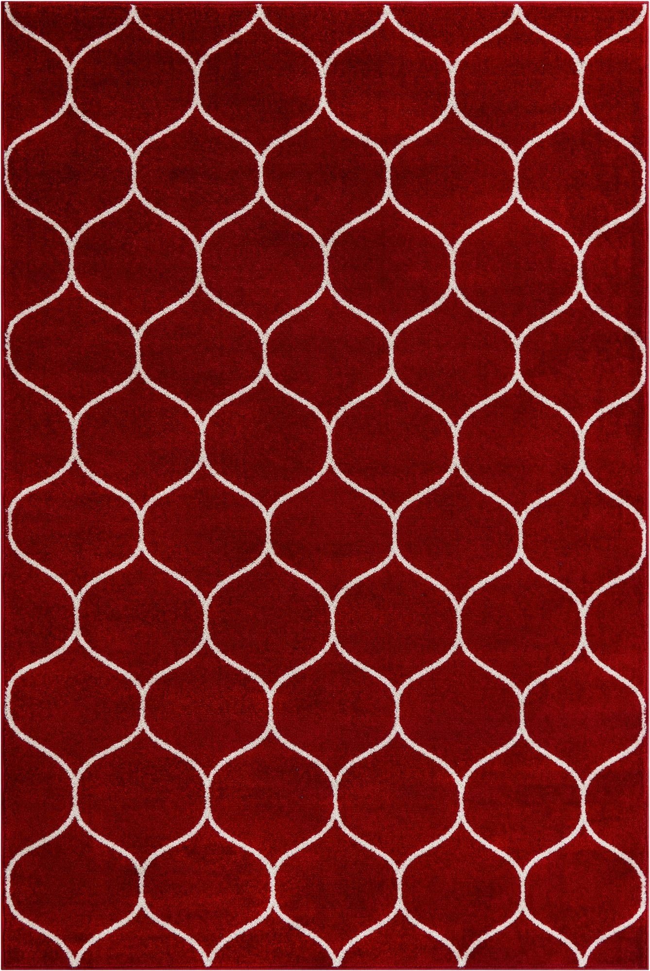  6' x 9' Lattice Frieze Rug