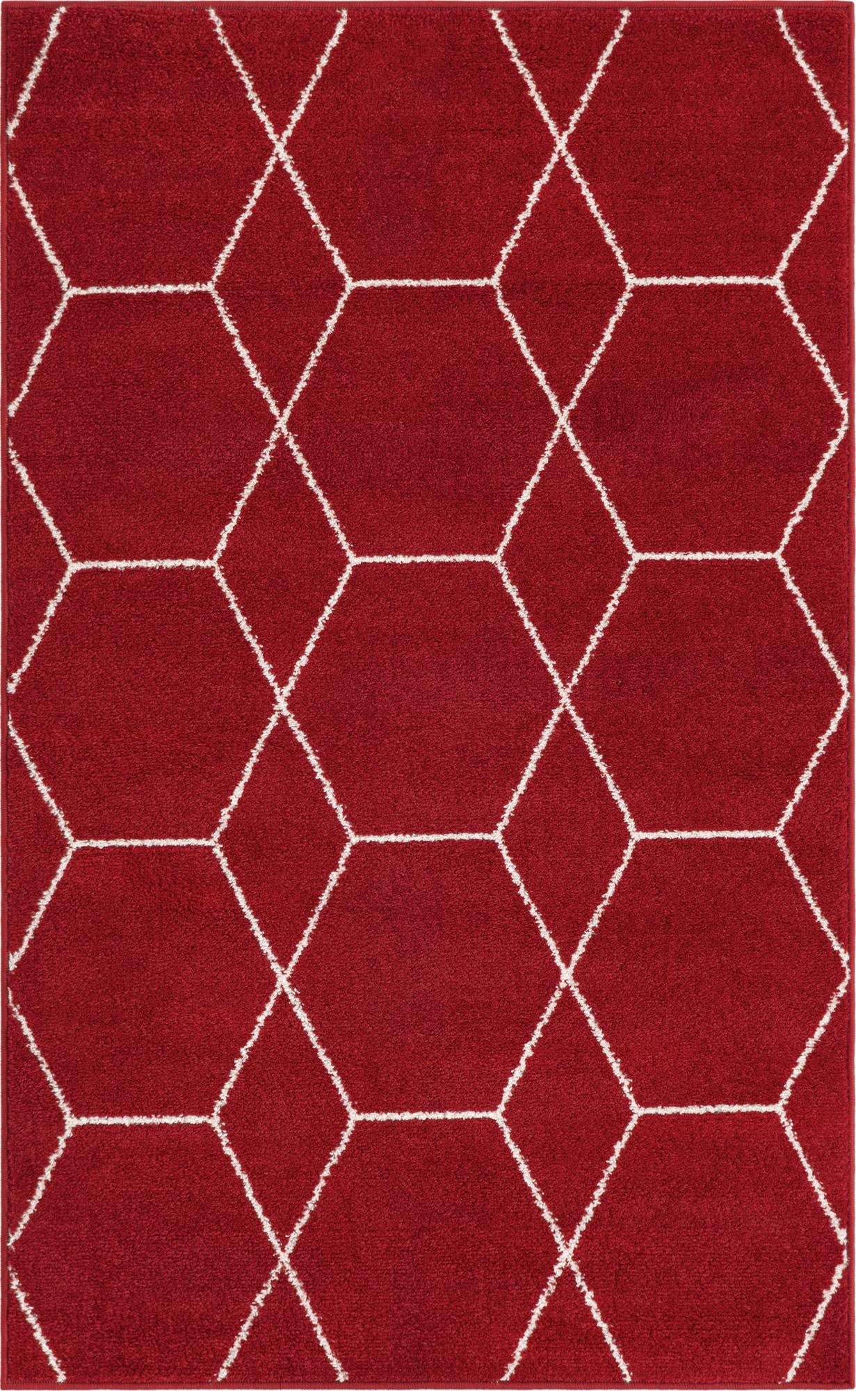  3' x 5' 3 Lattice Frieze Rug