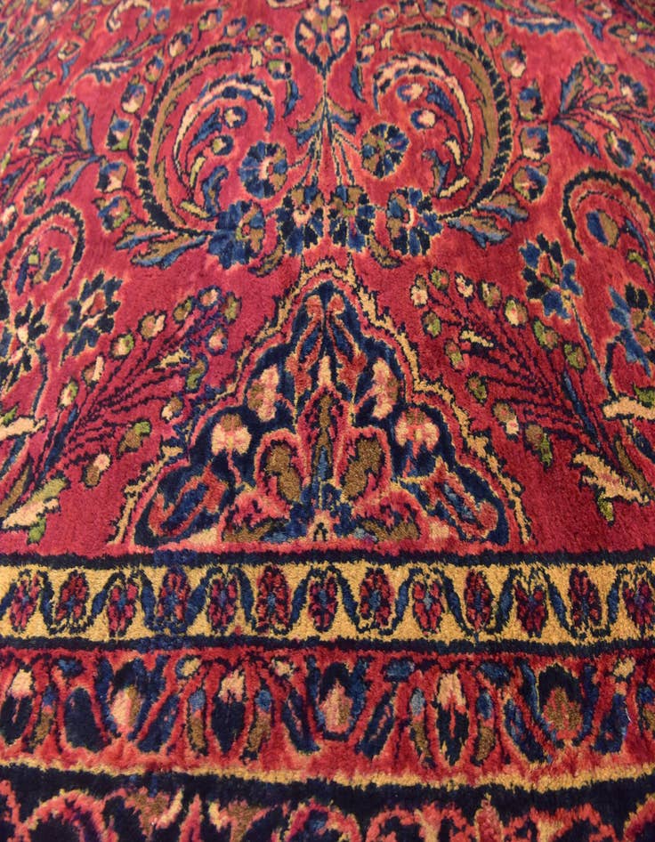 Detail image of  8' 9 x 12'  Hand Knotted Liliyan Persian Wool Rug